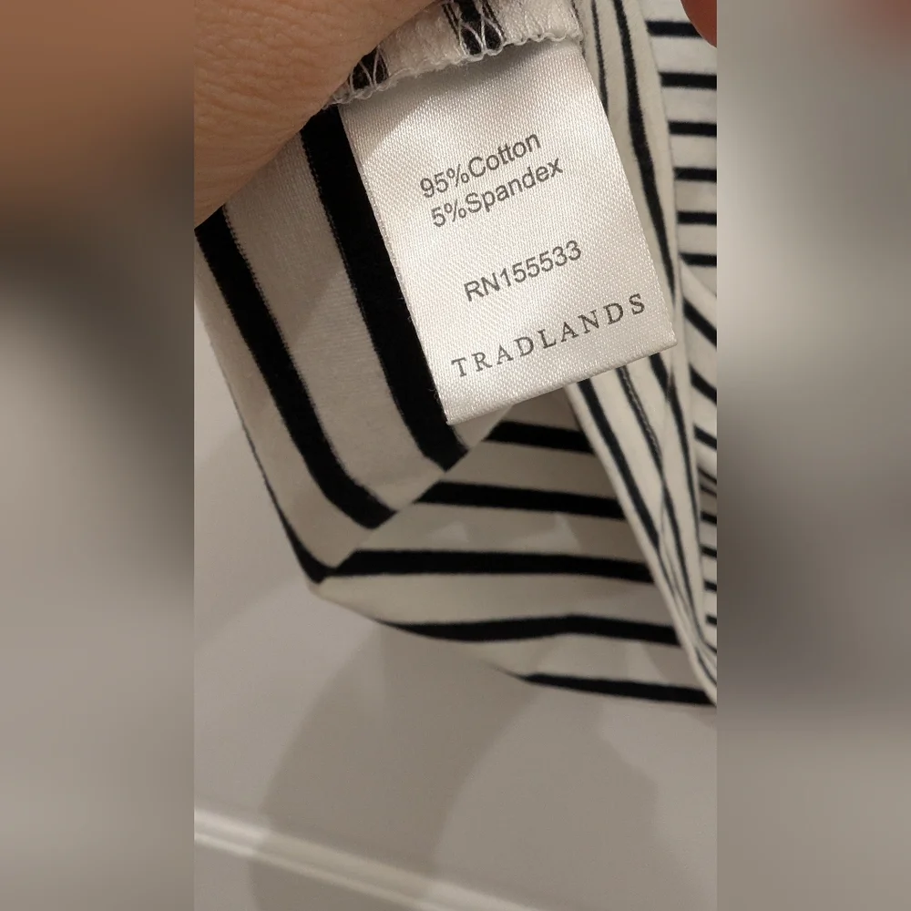 Tradland Cotton Crewneck Striped T-shirt - Picture 4 of 4